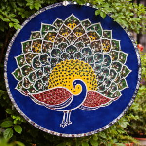 Peacock Lippan Art