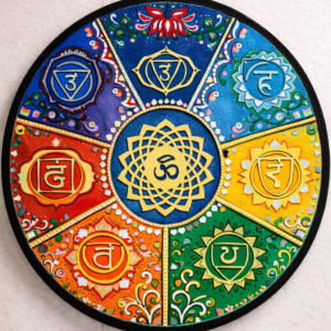 Sacred Chakra Lippan Art