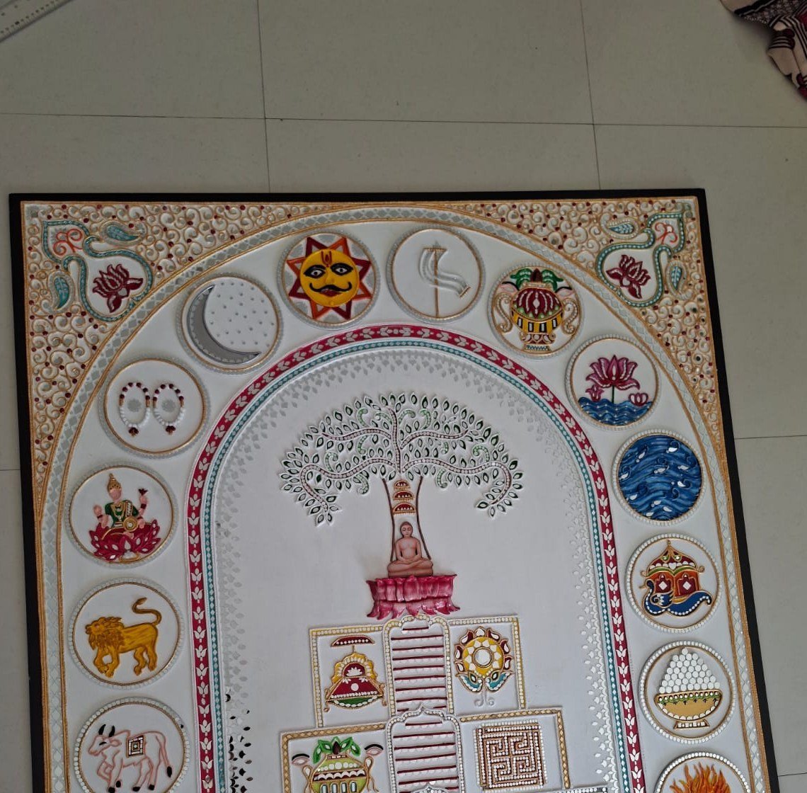 Kalpavriksha Lippan Art